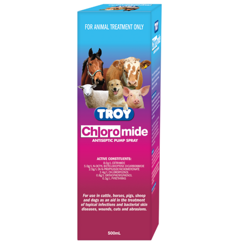 Troy Chloromide Spray for Dogs 500ml