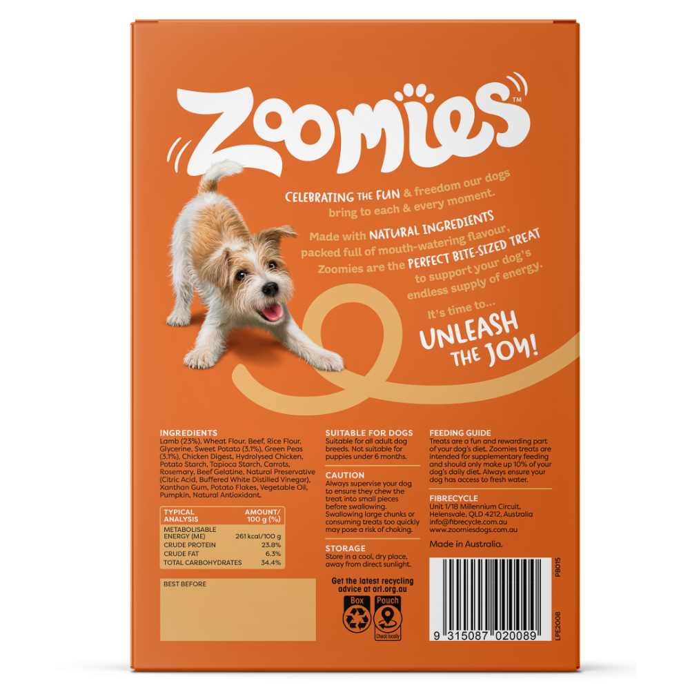 Sunday Roast Lamb Sweet Potato And Peas Protein Bites Dog Treats