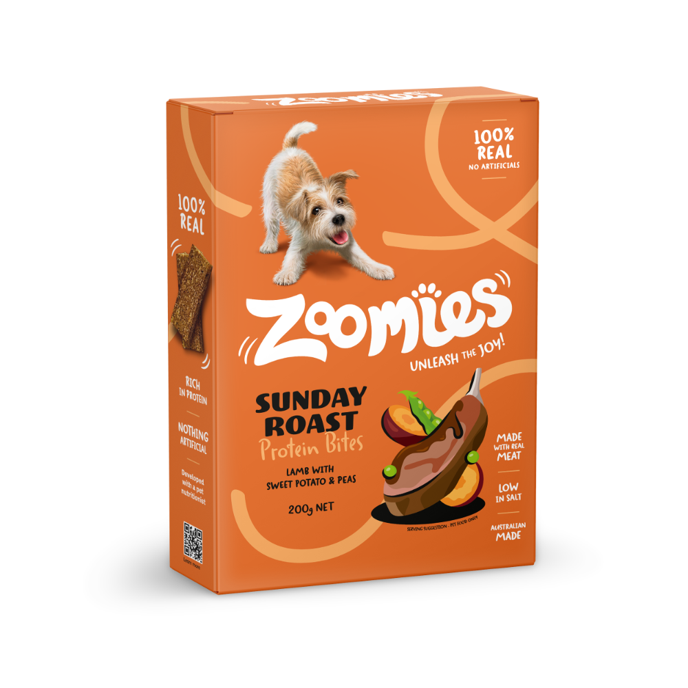 Sunday Roast Lamb Sweet Potato And Peas Protein Bites Dog Treats