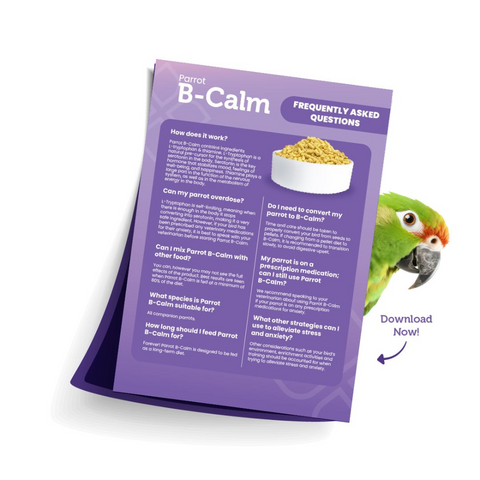 Parrot B Calm Bird Pellets