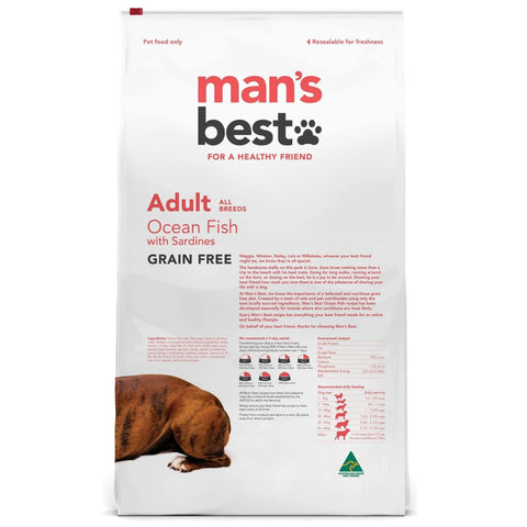 Mans Best Adult Dog Food Ocean Fish