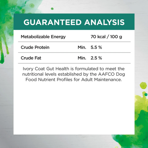 Ivory Coat Inspired By Raw Gut Health Chicken Wet Dog Food 100g x 9