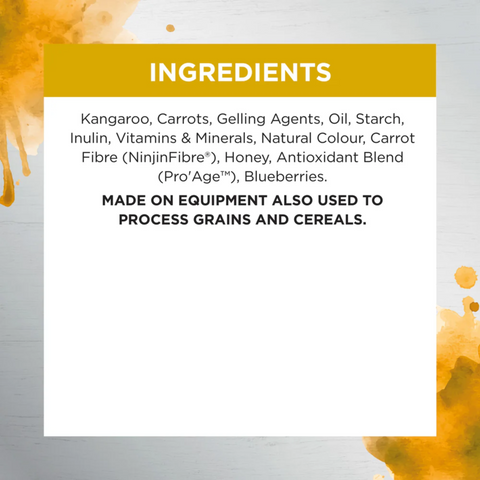 Ivory Coat Inspired By Raw Health & Vitality Kangaroo Wet Dog Food 100g x 9