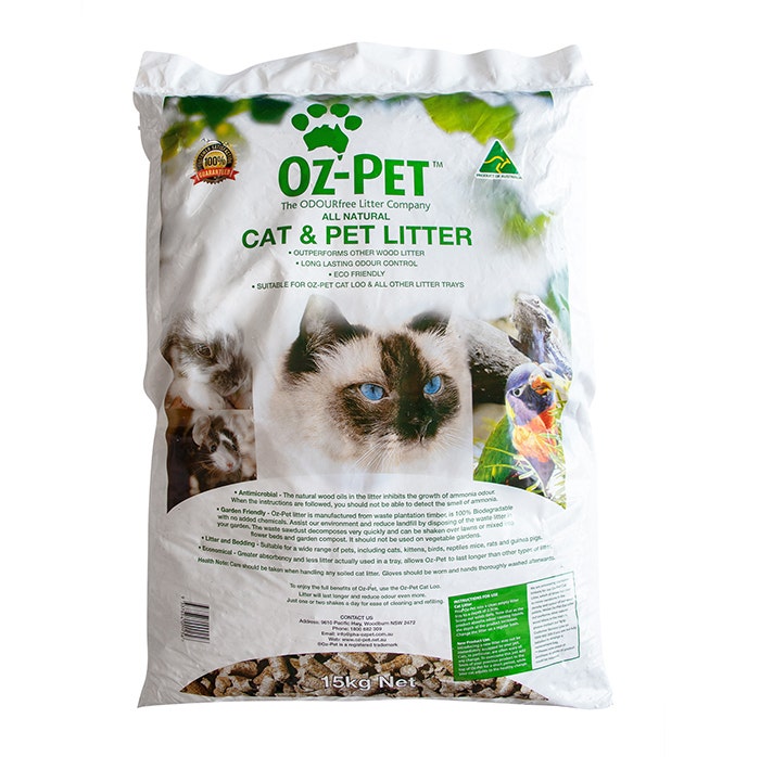 Oz Pet Hardwood Cat Litter