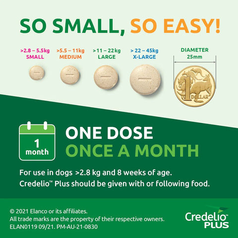 Credelio Plus for Large Dogs 11-22kg