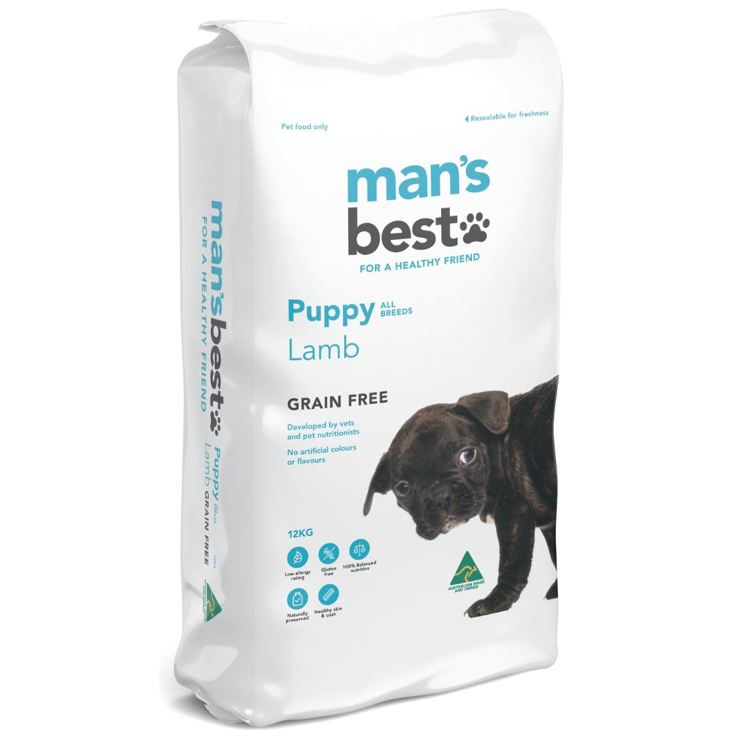 Mans Best Puppy Dog Food Lamb - 12kg | petsome Pet Supplies