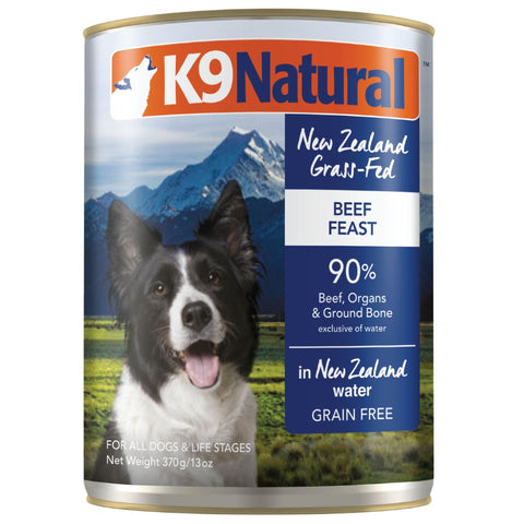 K9 Natural Canned Beef Feast Wet Dog Food