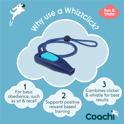 Whizzclick Dog Clicker Whistle Navy