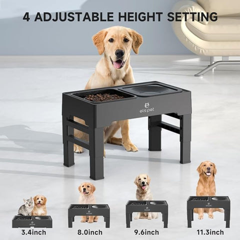 All Fur You Raised Dog Bowl - Non Spill Slow Feeder