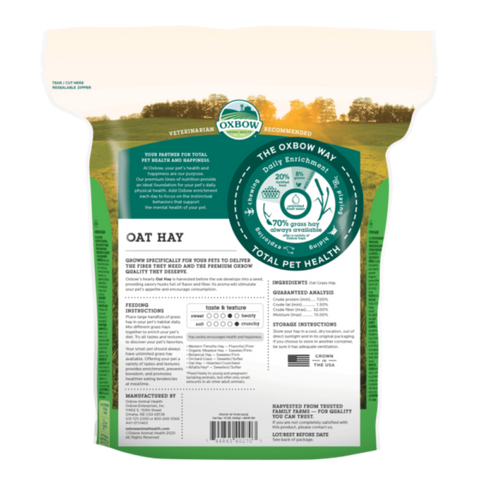 Hand Selected Oat Hay For Rabbits And Guinea Pigs