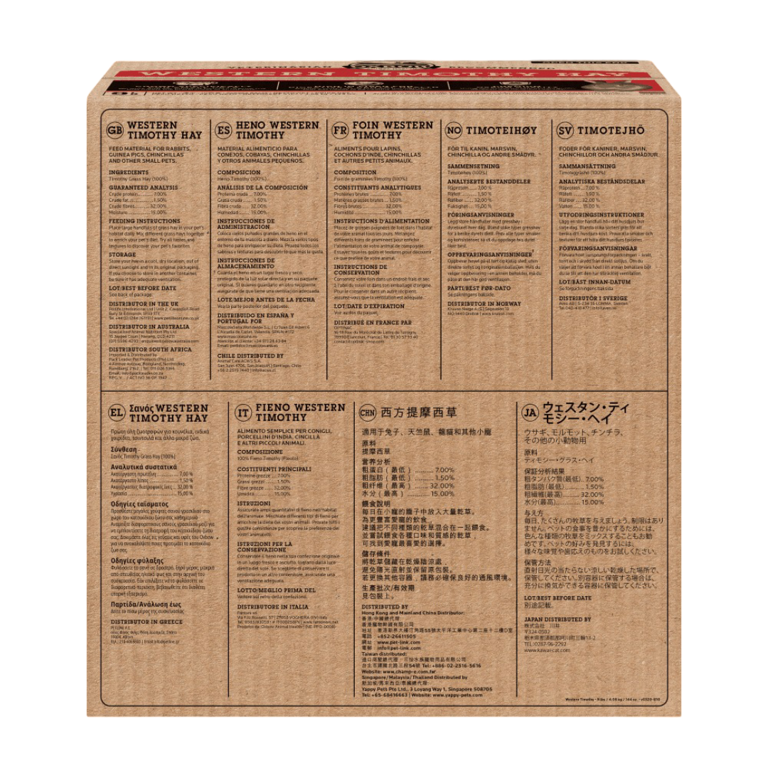 Western Timothy Premium Grass Hay For Rabbits And Guinea Pigs