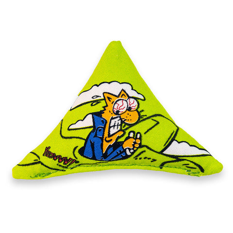 Yeowww! Catnip Cat Toys - Purrr!-Muda Triangles Jug of 18 Assorted Toys