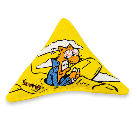 Yeowww! Catnip Cat Toys - Purrr!-Muda Triangles Jug of 18 Assorted Toys