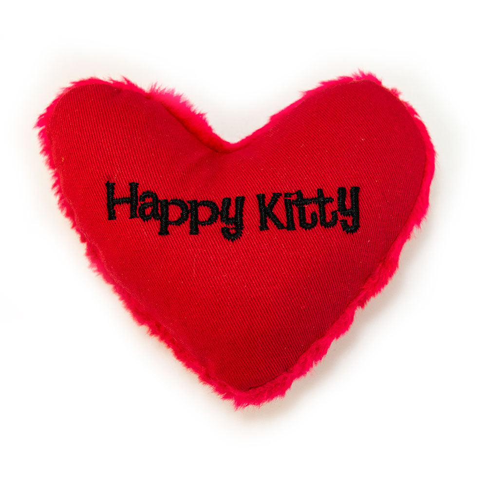 Yeowww! Catnip Cat Toys - Hearrrt Attacks Happy Kitty