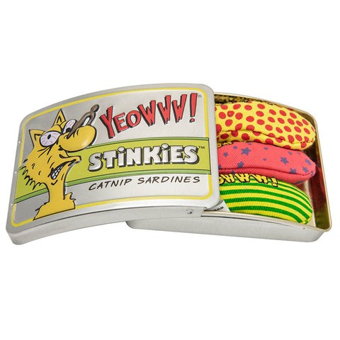 Yeowww! Catnip Cat Toys - 3 Stinkies Sardines