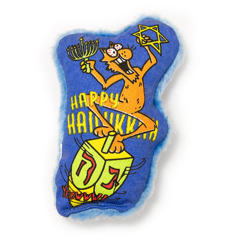 Yeowww! Catnip Cat Toys - Dreidel Krinkle