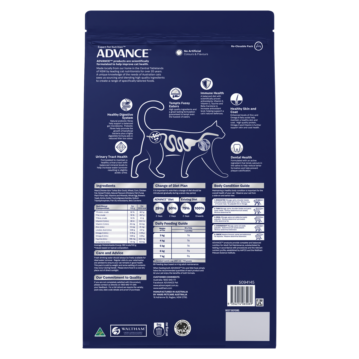 Adult Ocean Fish Dry Cat Food