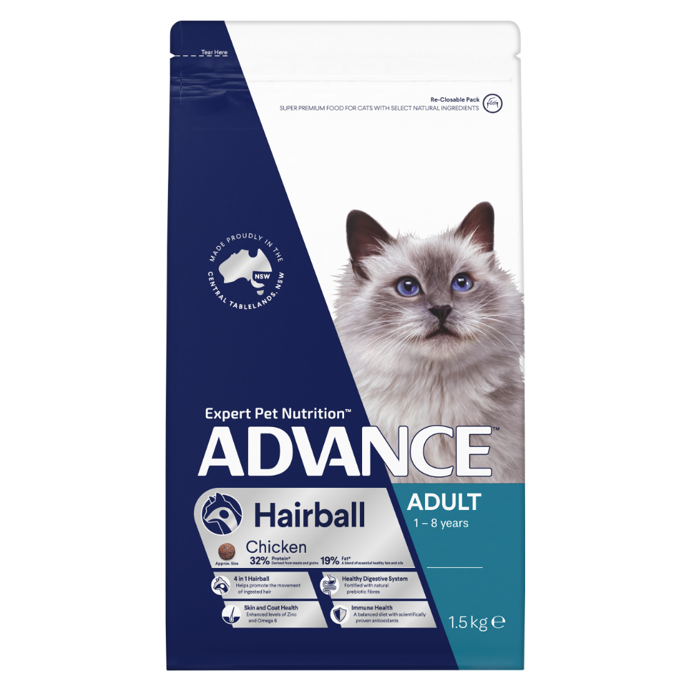 Adult Hairball Chicken Dry Cat Food