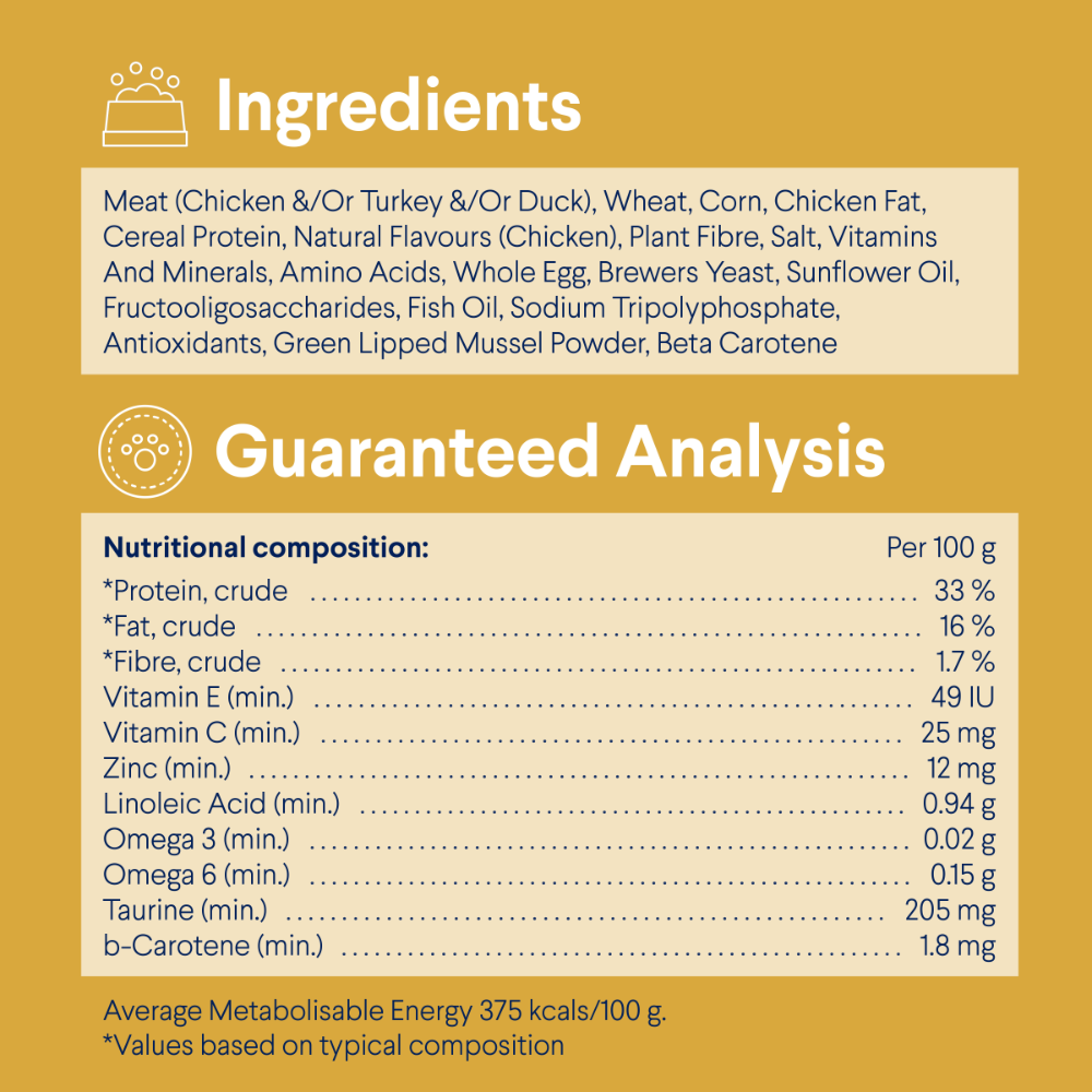 Adult Healthy Ageing Chicken Dry Cat Food