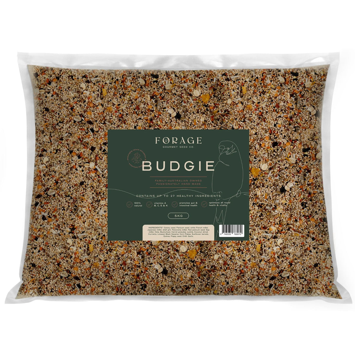 Forage Gourmet Bird Seed - Budgie