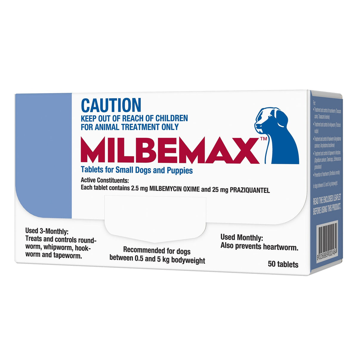 Milbemax Broad Spectrum Wormer for Dogs