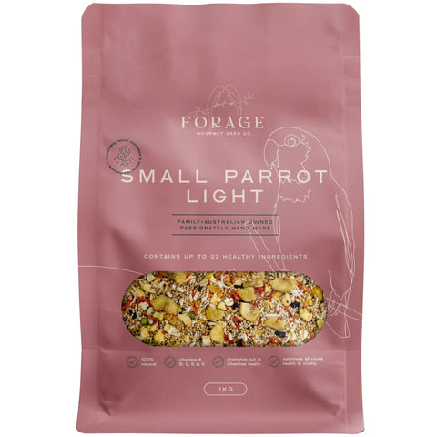 Forage Gourmet Bird Seed - Small Parrot Light