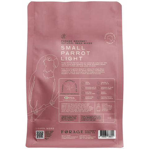 Forage Gourmet Bird Seed - Small Parrot Light