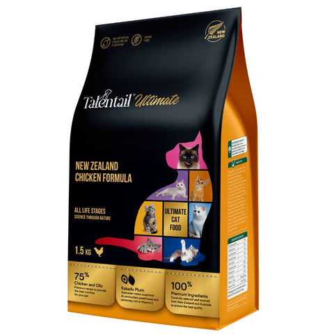 Talentail Ultimate Premium Dry Cat Food New Zealand Chicken