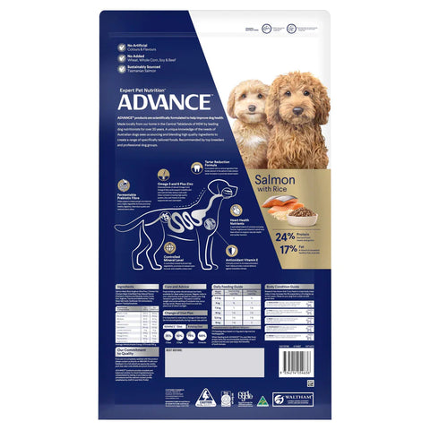 ADVANCE Small Oodles Dry Dog Food Salmon with Rice