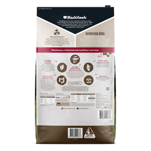 Working Dog Beef Lamb Adult Dry Dog Food