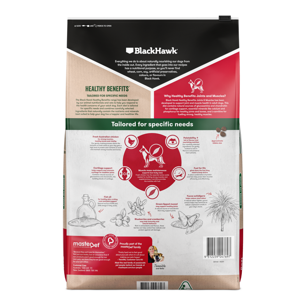 Healthy Benefits Joints & Muscles Chicken Adult Dry Dog Food