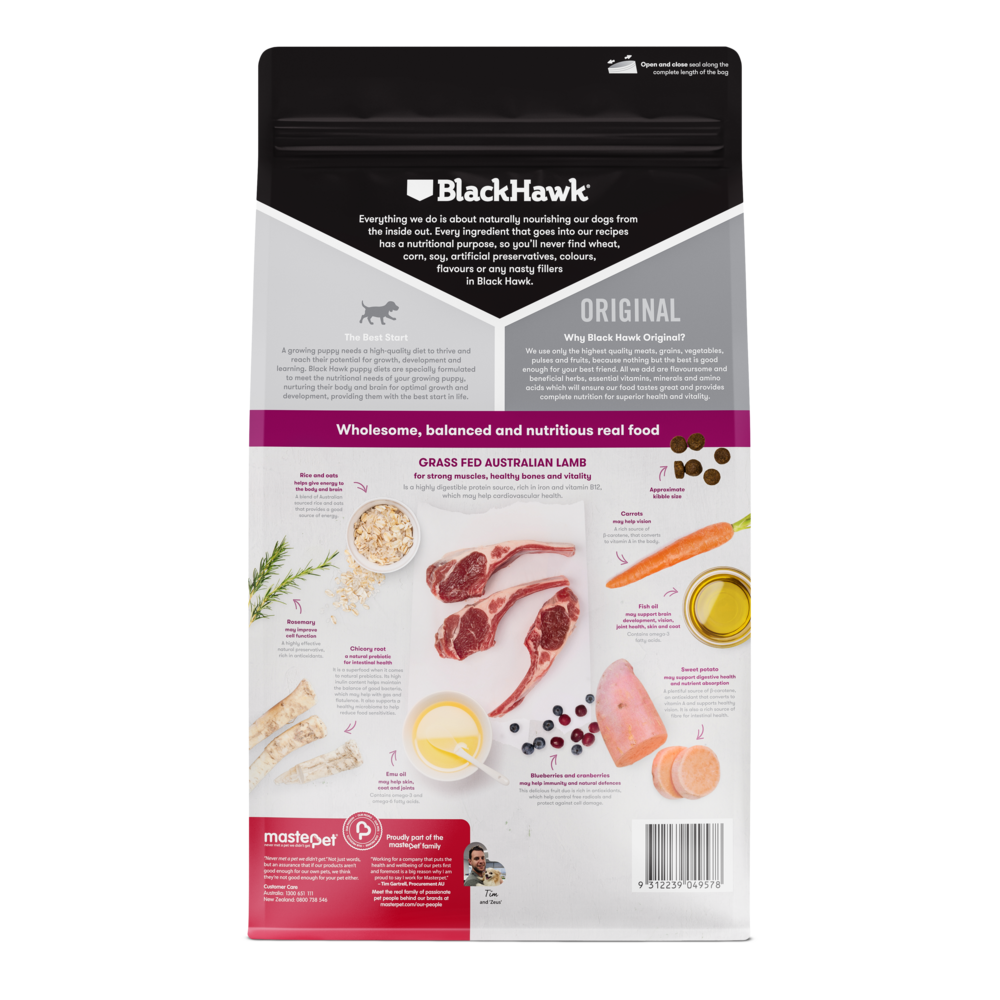 Original Lamb & Rice Small Breed Puppy Dry Dog Food