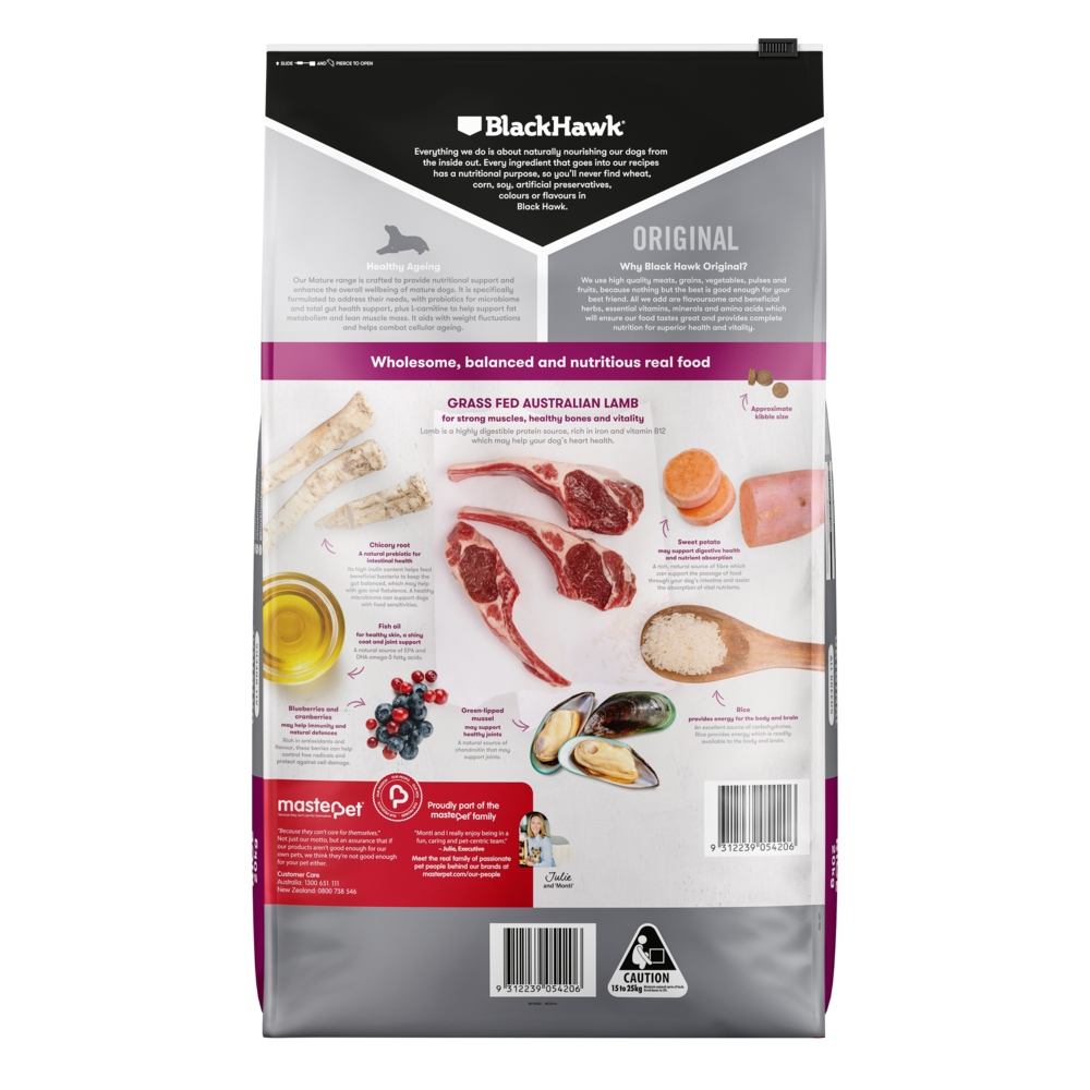 Original Lamb & Rice Mature Dry Dog Food