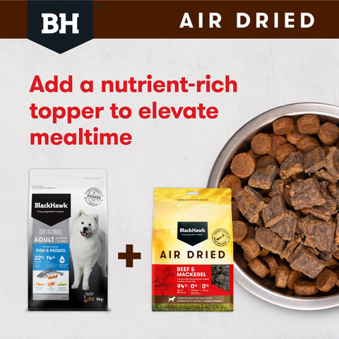 Air Dried Beef & Mackerel Adult Dog Food