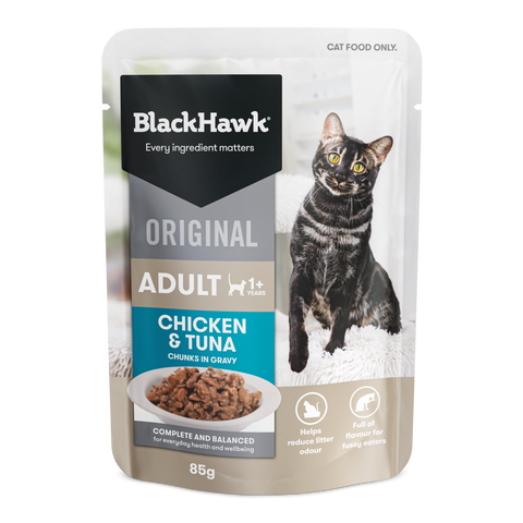 Wet Cat Food Adult Chicken And Tuna In Gravy Pouches