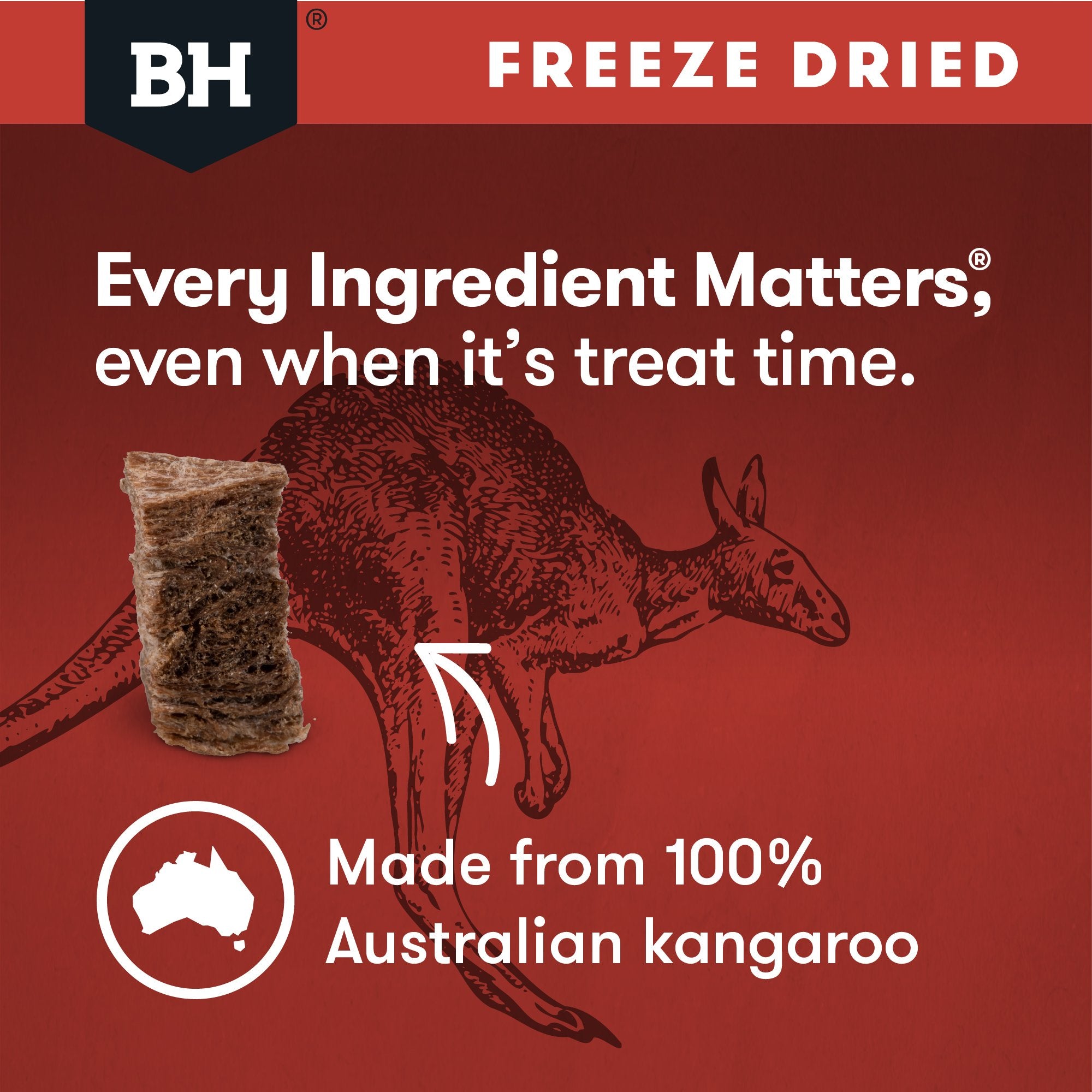 Freeze Dried Kangaroo Dog Treats