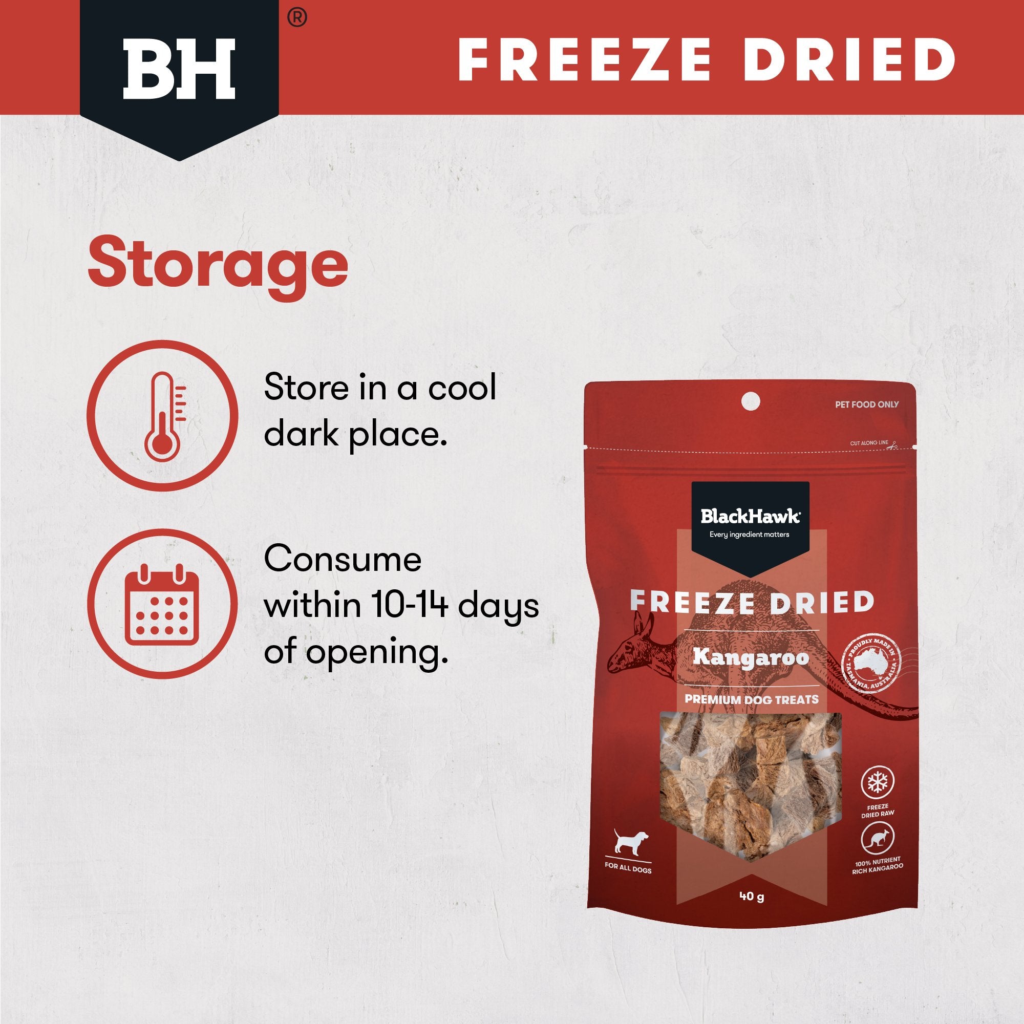 Freeze Dried Kangaroo Dog Treats