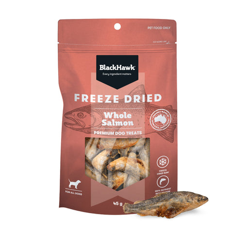 Freeze Dried Whole Salmon Dog Treats