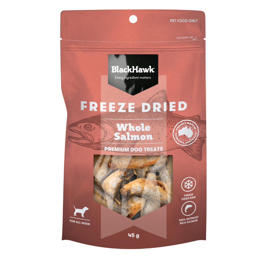 Freeze Dried Whole Salmon Dog Treats