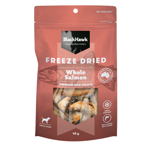 Freeze Dried Whole Salmon Dog Treats
