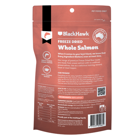 Freeze Dried Whole Salmon Dog Treats