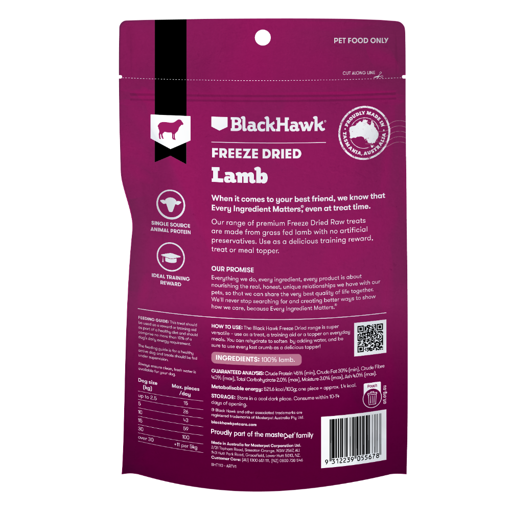 Freeze Dried Lamb Dog Treats