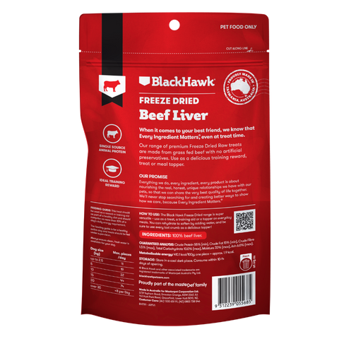 Freeze Dried Beef Liver Dog Treats