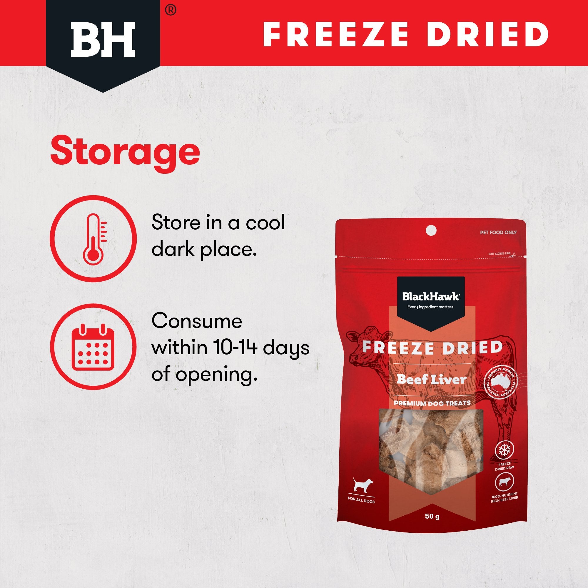Freeze Dried Beef Liver Dog Treats