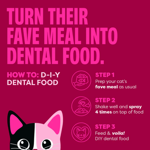 Tribiotics Dental Topper Spray For Cats Tuna