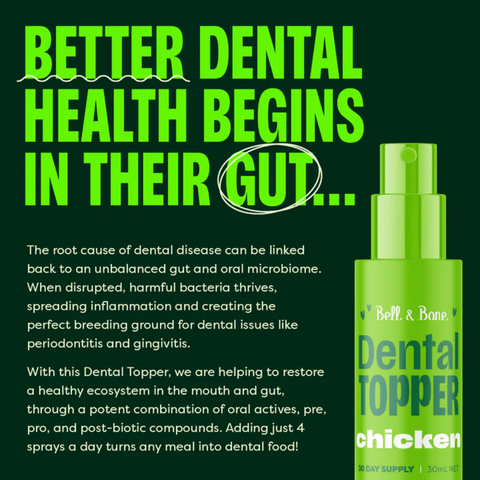 Tribiotics Dental Topper Spray For Cats Chicken