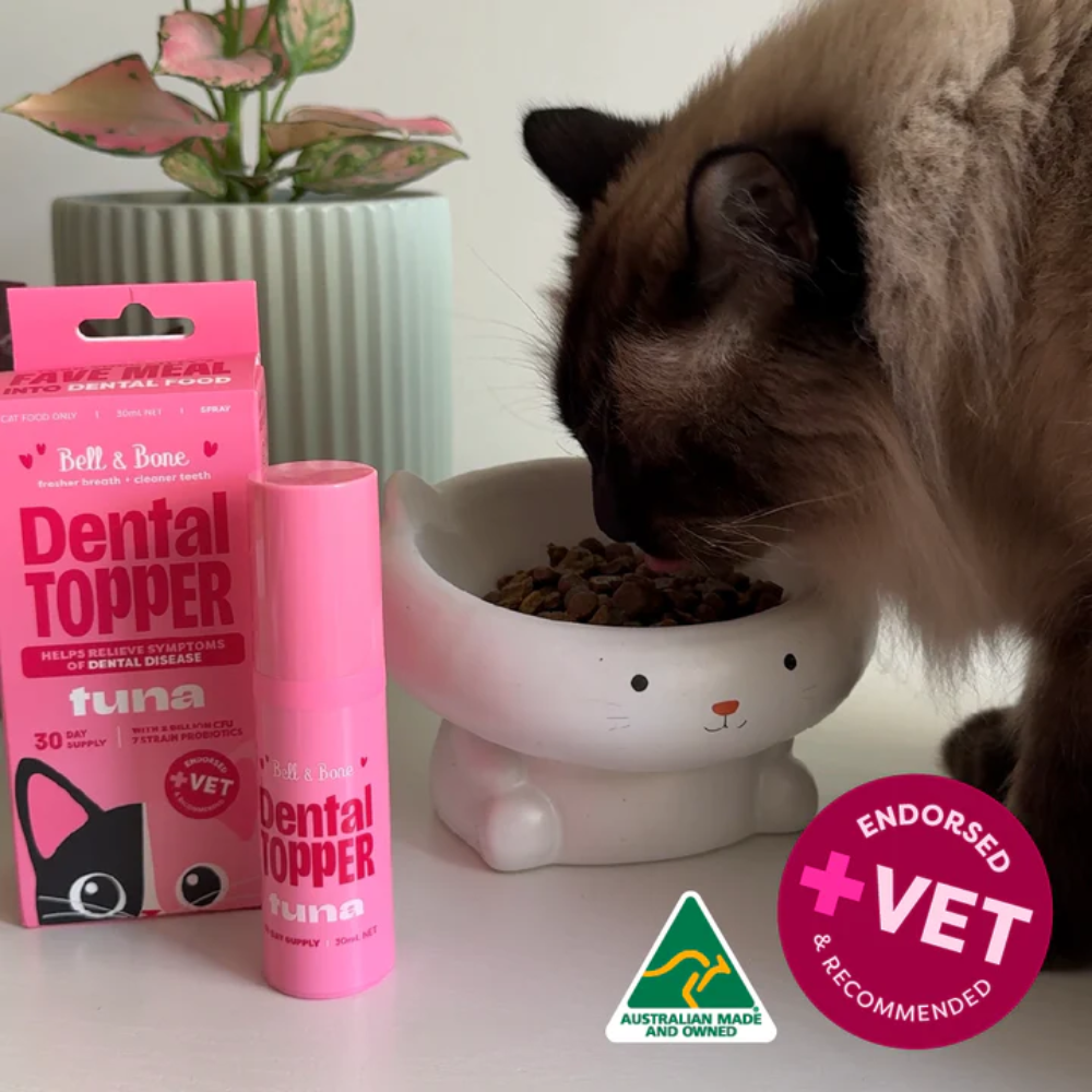 Tribiotics Dental Topper Spray For Cats Tuna