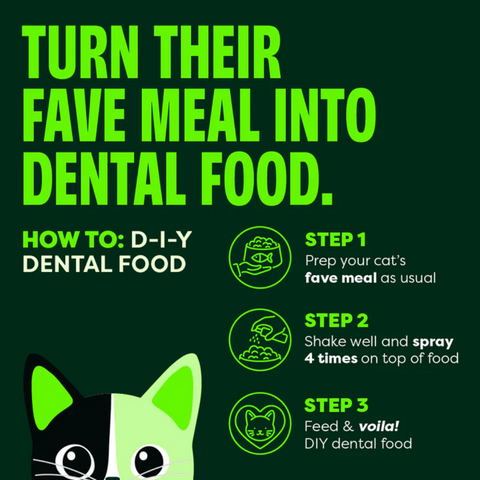 Tribiotics Dental Topper Spray For Cats Chicken