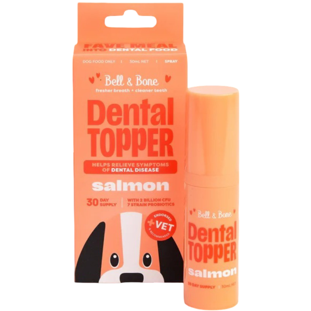 Tribiotics Dental Topper Spray For Dogs Salmon