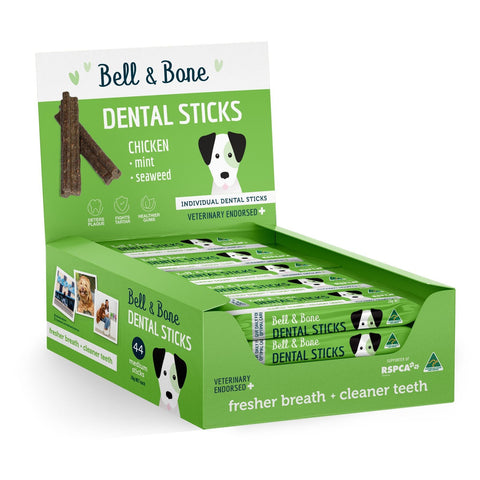 Bell and Bone Dental Stick Chicken Mint and Seaweed for Dogs 26g